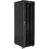 Lanberg FF01-8842-12B, Itseseisova teline, 42U, 800 kg, Näppäinlukko, Kotelon kiskot, Säädettävät jalat