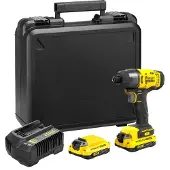 Stanley Iskuruuvinväännin SFMCF800C2K-QW; 18 V; 2x1,5 Ah akku