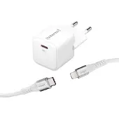 Intenso -virtalähde + USB-kaapeli W30C + C315L GaN valkoinen
