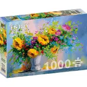 Enjoy Puzzle ENJOY Bouquet with Yellow Flowers 1000p palapeli