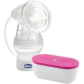 Chicco Kantokahvallinen sähköinen rintapumppu Lait'Express 150 ml kompakti ja ergonominen