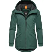 Ragwear Talvitakki 'Dowey' tummanvihreä