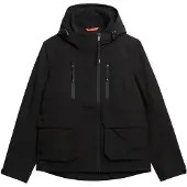 Superdry for woman. W5011851A Ultimate Tech Hooded Windbreaker Jacket Black (M), Casual, Recycled Polister, Sustainable