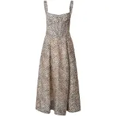 Bardot Lilah Corset Midi Dress - Brown - 34