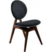 Skye Decor 2-osainen ruokapöydän tuolisetti Touch, antrasiitin/pähkinän värinen