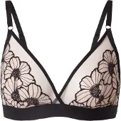 Chantelle Lush Wirefree Triangle Bra - Black - S