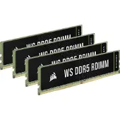 Corsair 64GB (4 x 16GB) WS DDR5 RDIMM, DDR5 5600MHz, CL40, 1.25V