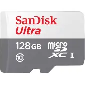 SanDisk – 128GB Ultra microSDXC Class 10 UHS-I (SDSQUNR-128G-GN3MN)
