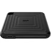 Silicon Power PC60, 512 GB, USB Type-C, 3.2 Gen 2 (3.1 Gen 2), 540 MB/s, Salasanasuojaus, Musta (SP512GBPSDPC60CK)