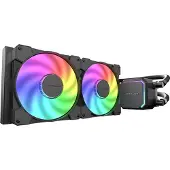 LC-Power LC-CC-280-B-ARGB, All-in-one-nesteenjäähdytin, 14 cm, Musta