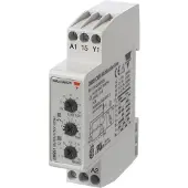 Carlo gavazzi Monitoimiajastin, 1CO kelluva 5A, 250VAC, kelan jännite 12-240V AC/DC, säätöalue 0,1s.-100h., DIN