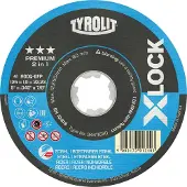 Tyrolit Xlock katkaisulaikka 125x1x22.23/xl a60q-bfp- teräs ja inox