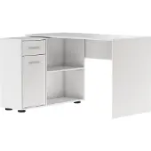 ADRK Furniture Työpöytä Saulo, valkoinen