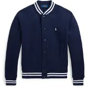 Ralph Lauren Fleece Baseball Jacket - Navy - 132-137