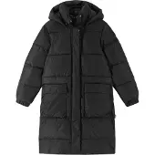Reima Kumpula Talvi Takki Black Black-122 cm Musta 122 cm Pojat, Tytöt