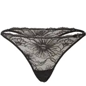 Tommy Hilfiger Tanga Thong (Ext.sizes) - Black - S