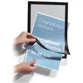 Durable magneettikehys Duraframe A4, musta, 2 kpl