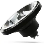 Spectrum LED AR111 LED lamppu Spot GU10 10W/840 1050 lumenia musta