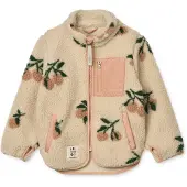 Liewood Fleecetakki - Nolan - Peach/Sea Shell - - 1 v (80) - Fleecetakit