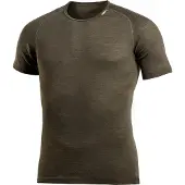 Woolpower Unisex Tee LITE Pine Green Lyhythihaiset kauluspaidat M