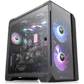 Thermaltake View 51 TG ARGB, Midi Tower, PC, Musta, ATX, EATX, mikro ATX, Mini-ITX, Terästä, Pelaaminen (CA-1Q6-00M1WN-00)
