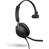 Jabra Evolve2 40 SE USB-A UC Mono -kuulokemikrofoni, musta