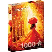 Enjoy Puzzle ENJOY Lady Autumn 1000p palapeli