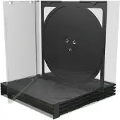 MediaRange BOX23, Korurasia, 2 levyt, Musta, Läpinäkyvä, Muovi, 120 mm, RoHS