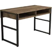 Skye Decor Nova 120 cm ruskea/musta työpöytä