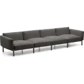 Kave Home Sorells-ulkosohva harmaa L 314 cm