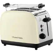 Russell Hobbs Coloursplus 2S Toaster Cream - Cream - 2 S