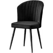 Skye Decor Tuolisetti Rubi, 2 kpl, musta