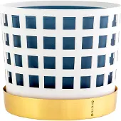 Klong - Trio Square Kukkaruukku 18 cm Valkoinen