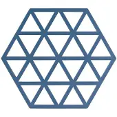 Zone Denmark - Hexagon Pannunalunen Silikoni 16 cm Denim