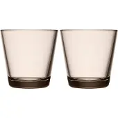 Iittala Kartio juomalasi 21 cl, 2 kpl, pellava