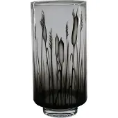 Nybro Crystal - Kaveldun Kynttilälyhty 30x14,5 cm Kirkas/Harmaa