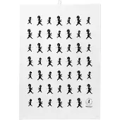Solstickan Design - Keittiöpyyhe 50x70 cm Valkoinen/Musta