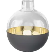 Skultuna - Pomme Maljakko / Lyhty 9,5 cm Harmaa/Messinki