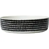 Marimekko Oiva - Räsymatto tarjoiluastia 3 L, valkoinen - musta