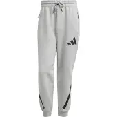 Adidas Urheiluhousut 'Z.N.E.' meleerattu harmaa / musta