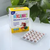 Starpharma Mniamki Vitamin D3 Lozenges, Pineapple - 60 Lozenges