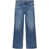 Tommy Hilfiger Farkut 'Mia Mid Rise Relaxed Straight' sininen denim