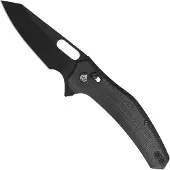 QSP Knife Emu 164-A2, Black 14C28N, Black Micarta, pocket knife