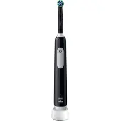 Braun Oral-B Pro 1 8700216012935, Aikuinen, Pyörivä/värähtelevä hammasharja, Päivittäinen käyttö, Herkkä, Valkaisu, Musta, 2 min, Pyöreä
