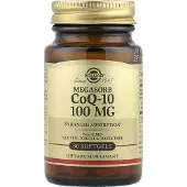 Solgar - Megasorb CoQ-10 - Koentsyymi Q10 - Kaneka 100 mg (30 kapselia)