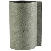 Lind DNA - Block Hippo Maljakko 7,5x15 cm Olive Green