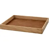 Lind DNA - Even Leather Nupo Tarjotin 29,4x29,4 cm Nature