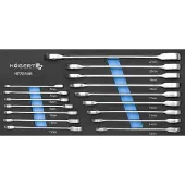 Högert Yhdistelmäavainsarja HT7G146; 6-21 mm; 16 kpl.