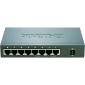 D-Link Switch 8 porttia - DES-1008PA - 10/100 Mbps, mukaan lukien 4 PoE:tä tukevaa porttia