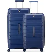 Roncato B-Flying Trunk 4-pyöräinen Matkalaukkusetti 2-osainen Sininen